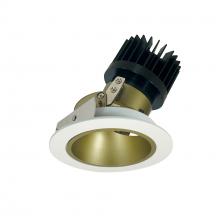 Nora NIO-4RD27XCHMPW/HL - 4" Iolite LED Round Adjustable Deep Reflector, 1500lm/2000lm (varies by housing), 2700K,
