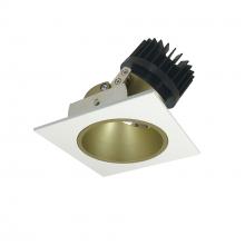 Nora NIO-4SD27XCHMPW/HL - 4" Iolite LED Square Adjustable Reflector with Round Aperture, 1500lm/2000lm (varies by