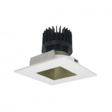 Nora NIO-4SNDSQ27XCHMPW/HL - 4" Iolite LED Square Reflector with Square Aperture, 1500lm/2000lm/2500lm (varies by housing),