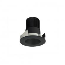 Nora NIOB-2RNDC27QBB - 2" Iolite LED Round Reflector, 10-Degree Optic, 800lm / 12W, 2700K, Black Reflector / Black