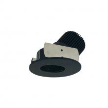 Nora NIOB-2RSL27QBB - 2" Iolite LED Round Adjustable Slot Aperture, 10-Degree Optic, 650lm / 12W, 2700K, Black Slot