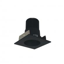 Nora NIOB-2SNDC27QBB - 2" Iolite LED Square Reflector with Round Aperture, 10-Degree Optic, 800lm / 12W, 2700K, Black