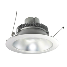 Nora NLCBC2-65130DW/10LE4EM - 6" Cobalt Click Round Retrofit Reflector, 1000lm / 12W, 3000K, Diffused Clear Reflector / White