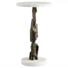 Cyan Designs 11442 - Amida Side Table Bronze & White