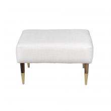 Cyan Designs 11818 - Oscar Ottoman Cream Basket Weave Light Brown