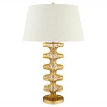 Cyan Designs 12235 - Eero Table Lamp Antique Brass Beige