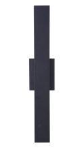 Craftmade ZA2620-MN-LED - Rens 1 Light 24" Large Outdoor LED Wall Lantern in Midnight