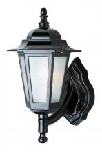 Trans Globe 4055 BK - 1LT WALL-OUTD-UP-FROSTED GLASS