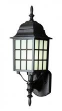 Trans Globe 4420 BK - 1LT SQUARE LANTN W/GRID