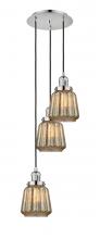 Innovations Lighting 113F-3P-PN-G146 - Chatham - 3 Light - 14 inch - Polished Nickel - Cord hung - Multi Pendant