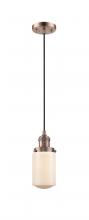 Innovations Lighting 201C-AC-G311-LED - Dover - 1 Light - 5 inch - Antique Copper - Cord hung - Mini Pendant
