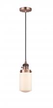 Innovations Lighting 201CSW-AC-G311-LED - Dover - 1 Light - 5 inch - Antique Copper - Cord hung - Mini Pendant