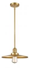 Innovations Lighting 201S-SG-MFR-SG-12-LED - Appalachian - 1 Light - 12 inch - Satin Gold - Stem Hung - Mini Pendant