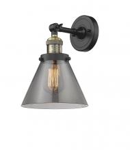 Innovations Lighting 203-BAB-G43-LED - Cone - 1 Light - 8 inch - Black Antique Brass - Adjustable Sconce