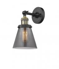 Innovations Lighting 203-BAB-G63-LED - Cone - 1 Light - 6 inch - Black Antique Brass - Adjustable Sconce