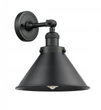 Innovations Lighting 203-BK-M10-BK-LED - Briarcliff - 1 Light - 10 inch - Matte Black - Adjustable Sconce