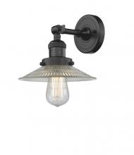 Innovations Lighting 203-OB-G2-LED - Halophane - 1 Light - 9 inch - Oil Rubbed Bronze - Adjustable Sconce