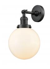 Innovations Lighting 203-OB-G201-8-LED - Beacon - 1 Light - 8 inch - Oil Rubbed Bronze - Adjustable Sconce