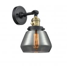 Innovations Lighting 203SW-BAB-G173 - Fulton - 1 Light - 7 inch - Black Antique Brass - Adjustable Sconce