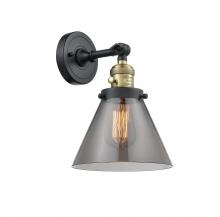 Innovations Lighting 203SW-BAB-G43 - Cone - 1 Light - 8 inch - Black Antique Brass - Adjustable Sconce