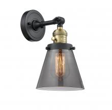 Innovations Lighting 203SW-BAB-G63 - Cone - 1 Light - 6 inch - Black Antique Brass - Adjustable Sconce