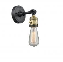 Innovations Lighting 203SW-BAB-LED - Bare Bulb - 1 Light - 5 inch - Black Antique Brass - Adjustable Sconce