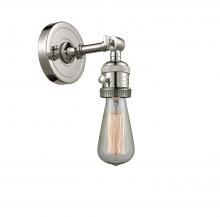 Innovations Lighting 203SW-PN - Bare Bulb - 1 Light - 5 inch - Polished Nickel - Sconce