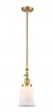 Innovations Lighting 206-SG-G181 - Canton - 1 Light - 6 inch - Satin Gold - Stem Hung - Adjustable Mini Pendant