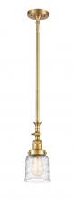 Innovations Lighting 206-SG-G513 - Bell - 1 Light - 5 inch - Satin Gold - Stem Hung - Adjustable Mini Pendant