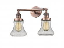 Innovations Lighting 208-AC-G194 - Bellmont - 2 Light - 17 inch - Antique Copper - Adjustable Bath Vanity Light