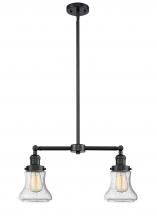 Innovations Lighting 209-OB-G194-LED - Bellmont - 2 Light - 21 inch - Oil Rubbed Bronze - Stem Hung - Adjustable Island Light