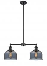 Innovations Lighting 209-OB-G73-LED - Bell - 2 Light - 21 inch - Oil Rubbed Bronze - Stem Hung - Adjustable Island Light