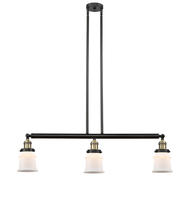 Innovations Lighting 213-BAB-G181S-LED - Canton - 3 Light - 39 inch - Black Antique Brass - Stem Hung - Adjustable Island Light