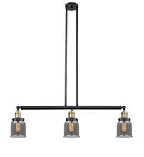 Innovations Lighting 213-BAB-G53-LED - Bell - 3 Light - 38 inch - Black Antique Brass - Stem Hung - Adjustable Island Light