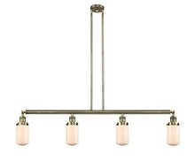 Innovations Lighting 214-AB-G311-LED - Dover - 4 Light - 49 inch - Antique Brass - Stem Hung - Adjustable Island Light
