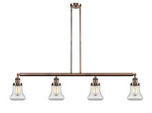 Innovations Lighting 214-AC-G192-LED - Bellmont - 4 Light - 51 inch - Antique Copper - Stem Hung - Island Light