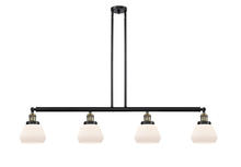 Innovations Lighting 214-BAB-G171 - Fulton - 4 Light - 51 inch - Black Antique Brass - Stem Hung - Adjustable Island Light