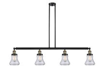 Innovations Lighting 214-BAB-G192-LED - Bellmont - 4 Light - 51 inch - Black Antique Brass - Stem Hung - Adjustable Island Light