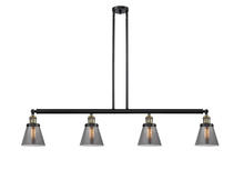 Innovations Lighting 214-BAB-G63-LED - Cone - 4 Light - 51 inch - Black Antique Brass - Stem Hung - Adjustable Island Light
