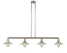 Innovations Lighting 214-PN-G2-LED - Halophane - 4 Light - 53 inch - Polished Nickel - Stem Hung - Adjustable Island Light