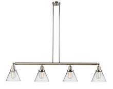 Innovations Lighting 214-PN-G42-LED - Cone - 4 Light - 52 inch - Polished Nickel - Stem Hung - Adjustable Island Light