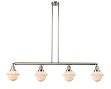 Innovations Lighting 214-PN-G531-LED - Oxford - 4 Light - 52 inch - Polished Nickel - Stem Hung - Adjustable Island Light