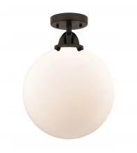 Innovations Lighting 288-1C-OB-G201-12-LED - Beacon - 1 Light - 12 inch - Oil Rubbed Bronze - Semi-Flush Mount