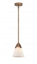 Innovations Lighting 288-1S-AC-G61 - Cone - 1 Light - 6 inch - Antique Copper - Cord hung - Mini Pendant