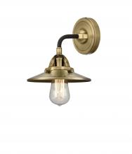 Innovations Lighting 288-1W-BAB-M4-AB-LED - Railroad - 1 Light - 8 inch - Black Antique Brass - Sconce