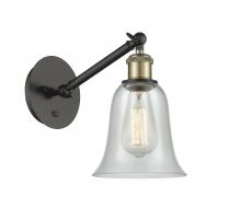 Innovations Lighting 317-1W-BAB-G2812-LED - Hanover - 1 Light - 6 inch - Black Antique Brass - Adjustable Sconce