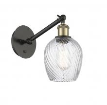 Innovations Lighting 317-1W-BAB-G292-LED - Salina - 1 Light - 6 inch - Black Antique Brass - Adjustable Sconce