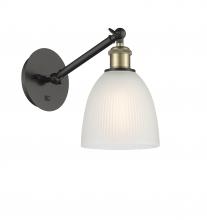 Innovations Lighting 317-1W-BAB-G381-LED - Castile - 1 Light - 6 inch - Black Antique Brass - Adjustable Sconce