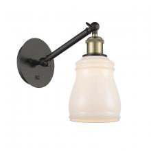 Innovations Lighting 317-1W-BAB-G391-LED - Ellery - 1 Light - 5 inch - Black Antique Brass - Adjustable Sconce