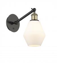 Innovations Lighting 317-1W-BAB-G651-6-LED - Cindyrella - 1 Light - 6 inch - Black Antique Brass - Adjustable Sconce